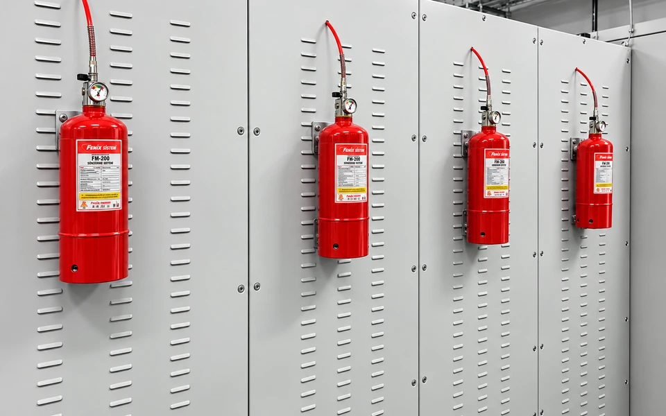 Elektrik panoları için pano söndürme sistemi cihazları