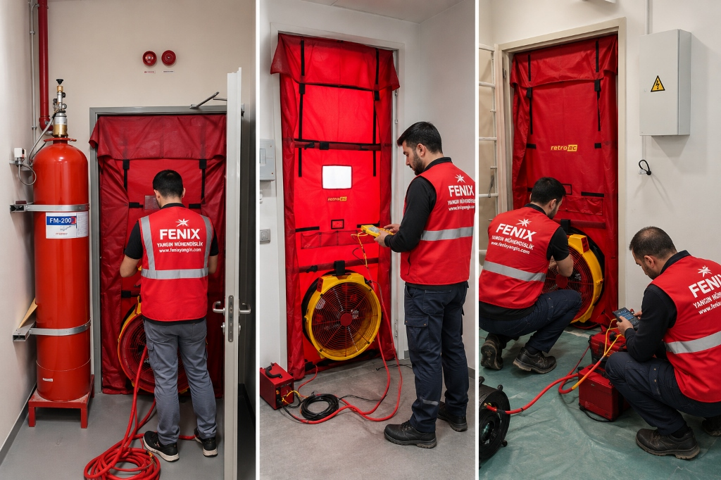 Oda sızdırmazlık testi saha uygulaması ve teknik kontroller