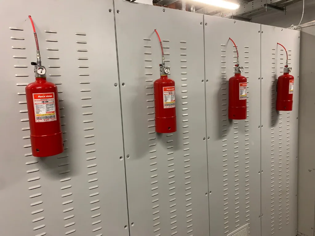 Eskişehir Yunus Emre Devlet Hastanesi 100 adet elektrik panosu içi mikro gazlı söndürme montajı