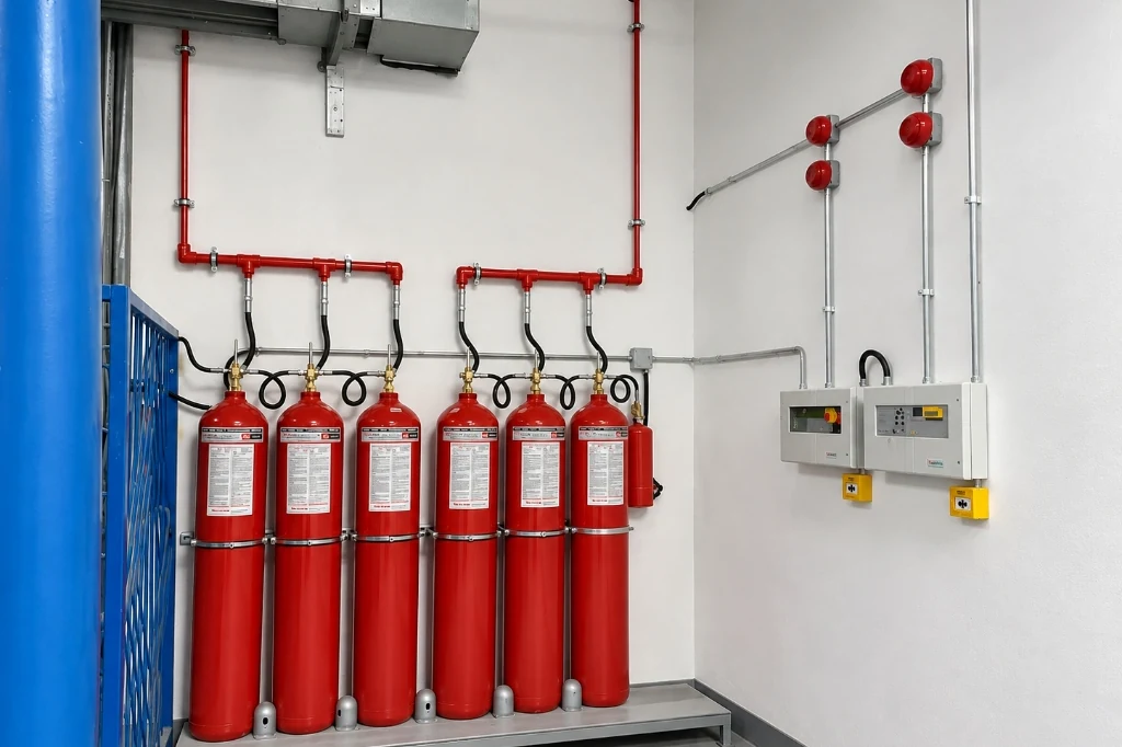 Trafo ve Enerji Odası Karbondioksit Söndürme